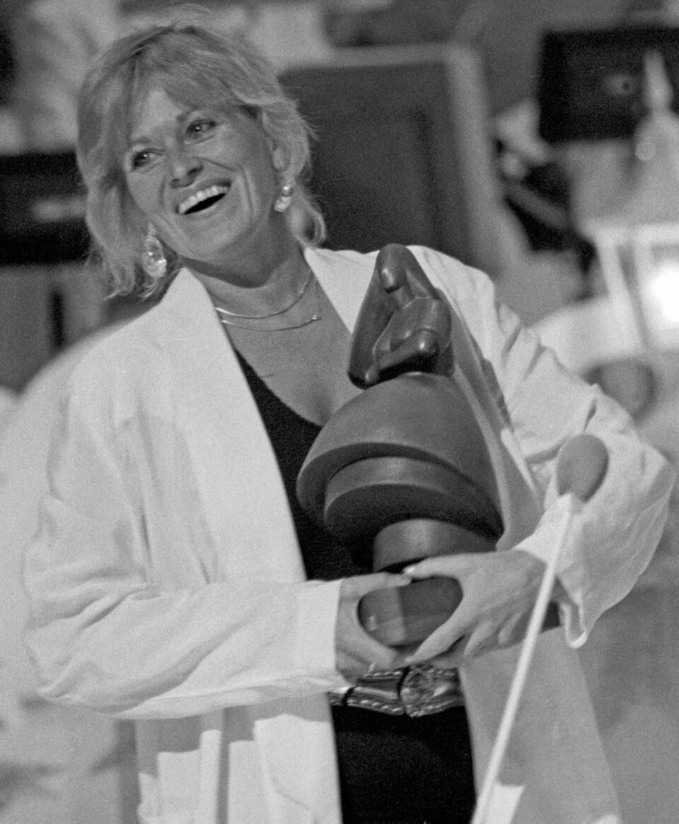 PRISVINNER: Anne Marie fikk Amanda for beste kvinnelige skuespiller for rollen i 'Hustruer - ti år etter' i 1986.