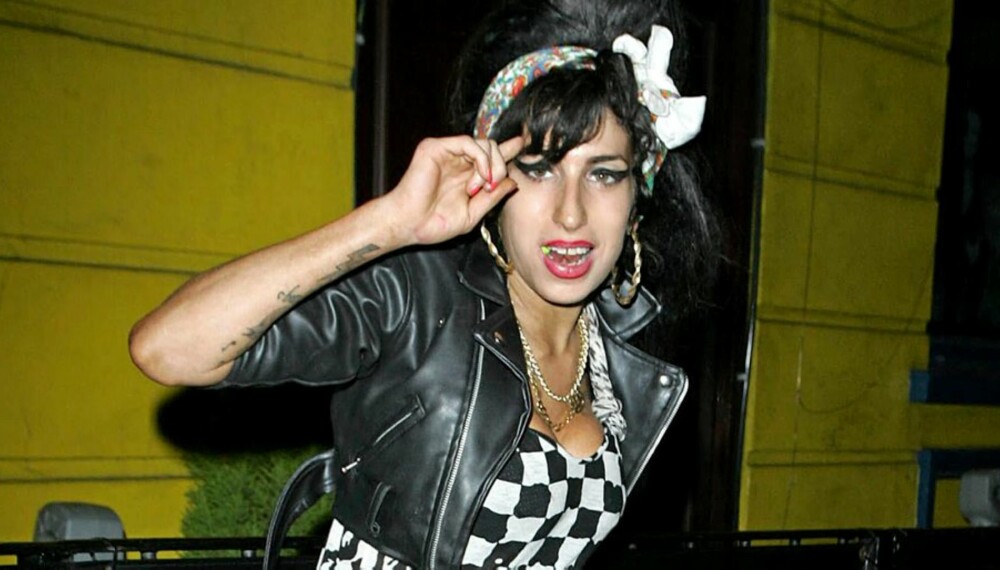 OMTÅKET: Amy Winehouse på byen i London, natt til 1. juli