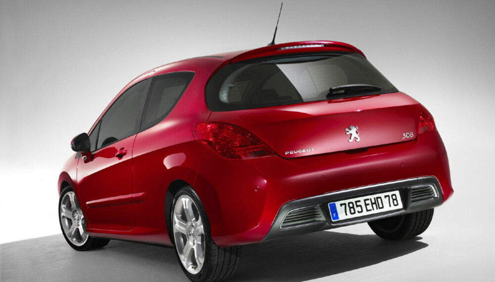 Peugeot 308 GT THP. Foto: Peugeot Peugeot 308 GT THP. Foto: Peugeot