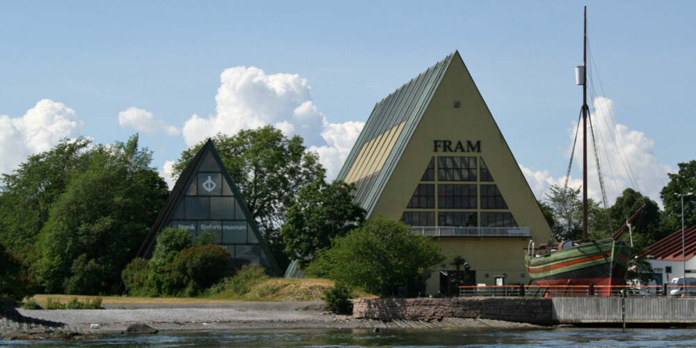 Frammuseet og Norsk Sjøfartsmuseum på Bygdøy.