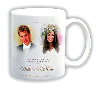 BLIR GIFTERMÅL: Britene er så sikre på at William og Kate gifter seg at bryllupsporselenet allerese er klart.