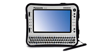 Panasonic Toughbook U1 har trykkfølsom skjerm som kan styres ved hjelp av en pekepinne.