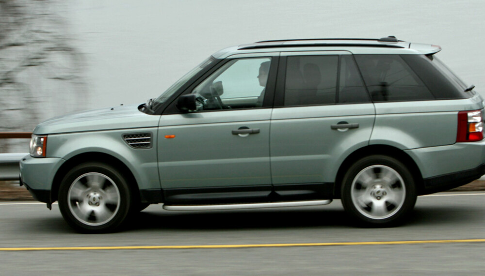 SUPERCHARGED: Range Rover Sport Supercharged er ingen smågutt på veien.
