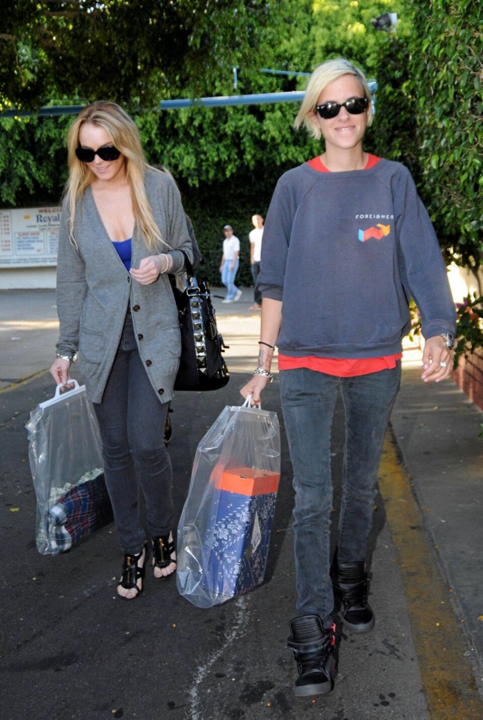 LYKKELIG: Lindsay er lykkeligere enn noen gang nå som hun er sammen med Samantha.