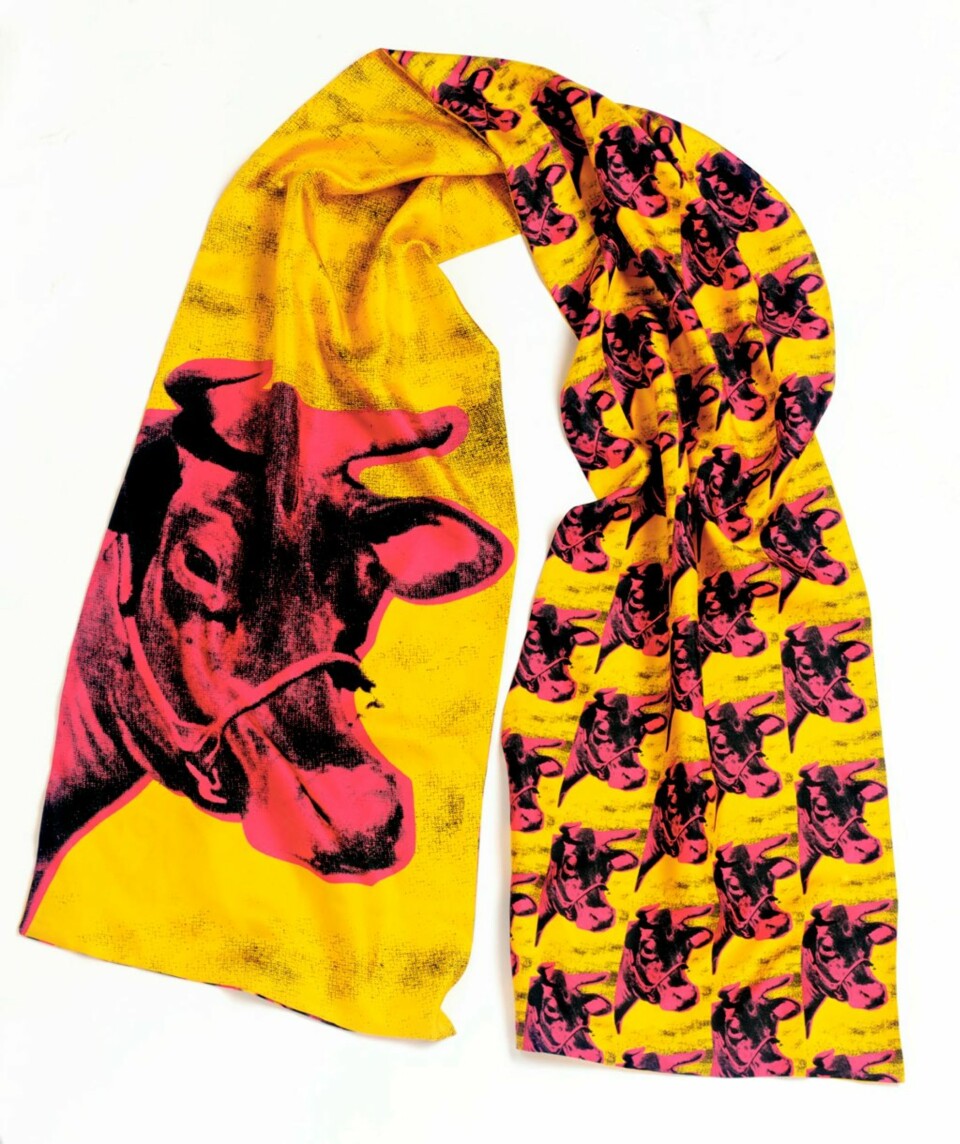 Silkeskjerf fra The Andy Warhol Collection, kr 2399
