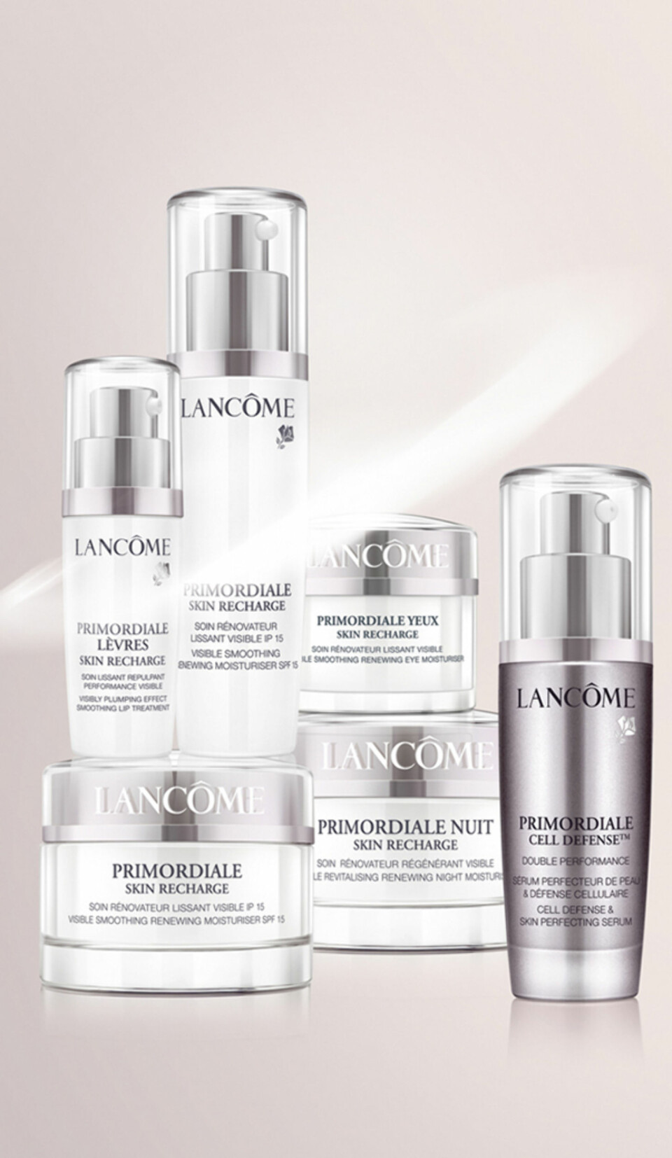 Lancome på badehylla