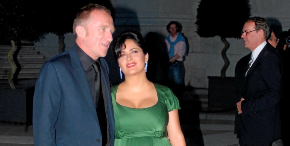 MØTTES I 2006: Salma og Francois-Henri møtte hverandre i Venezia i 2006.