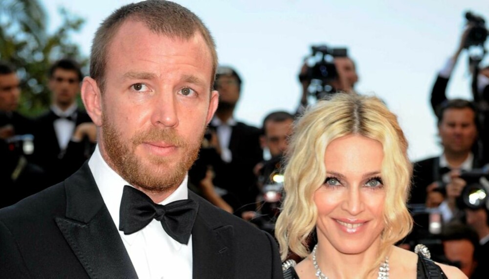 INGEN SKILSMISSE: Madonnas talskvinne avviser ryktene om at sangfuglen og regissøren planlegger en skilsmisse.