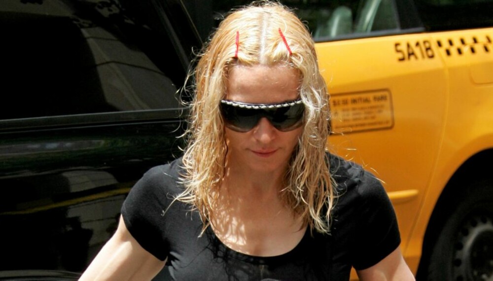 UTSLITT: Alt stresset den siste måneden har gjort at Madonna nå er totalt utslitt.