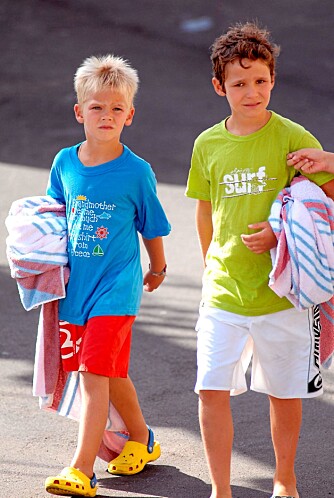 PRINSESSEBARN: Miguel og Juan er to av sønnene til prinsesse Cristina av Spania.