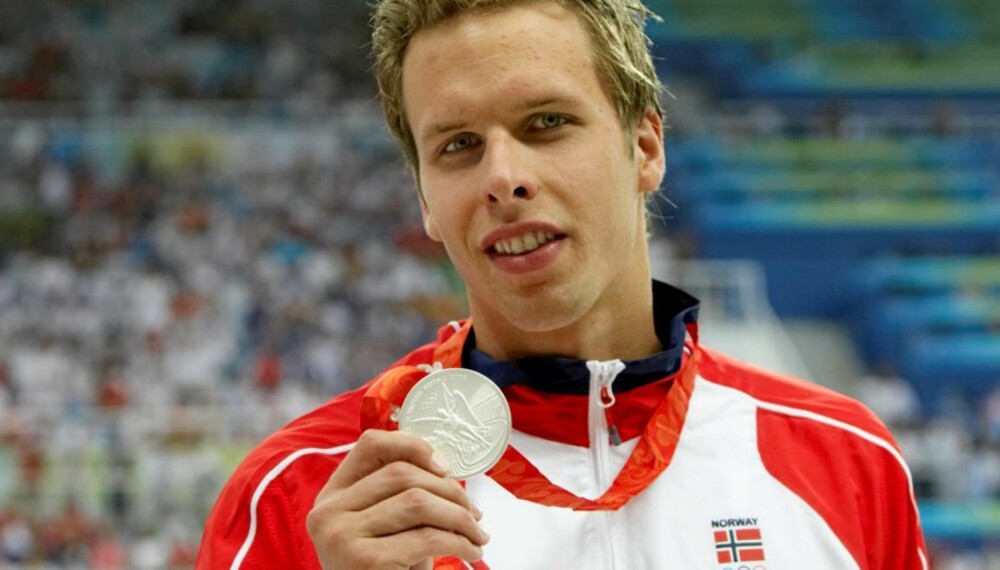 HISTORISK: Alexander Dale Oen vant Norges aller første OL-medalje i svømming.