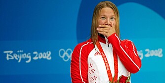BRONSEJENTA: Sara Nordenstam satte europeisek rekord da hun svømte inn til bronsemedalje i natt.