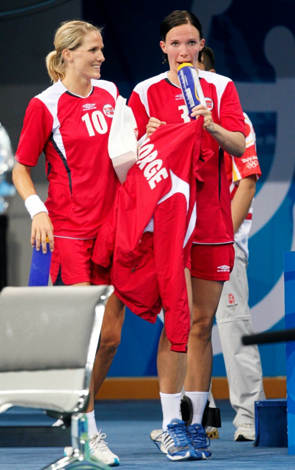 JOBB OG PRIVAT: Gro er samboer med klubb- og landslags- kollegaen Katja Nyberg.