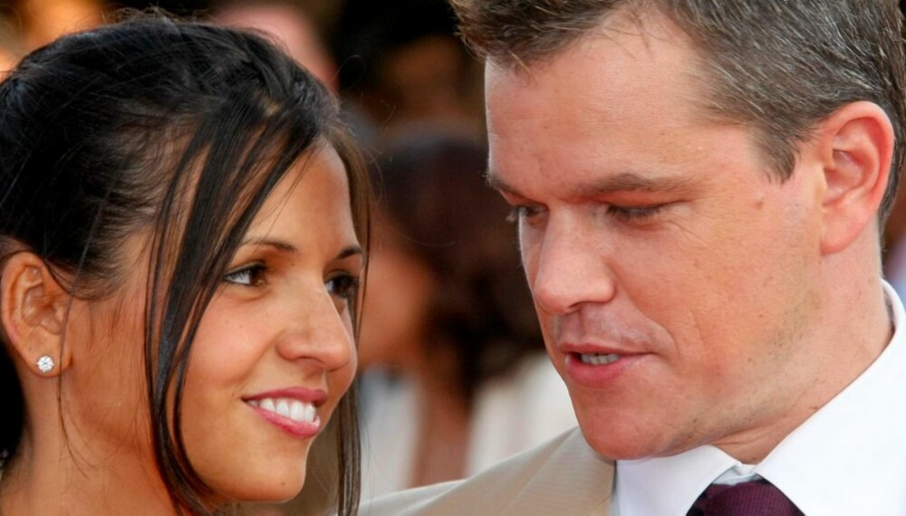 FORELDRE: Matt Damon og kona Luciana ble onsdag foreldre til Gia Zavala.