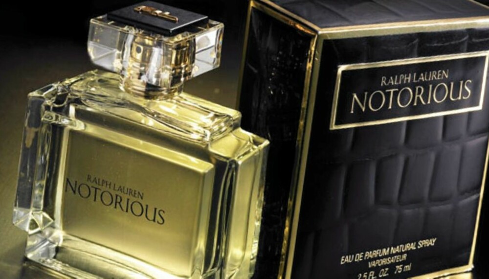 Ralph Lauren er godt kjent for duftfamilien Polo for menn. Nå er den elegante parfymen Notorius klar for lansering.