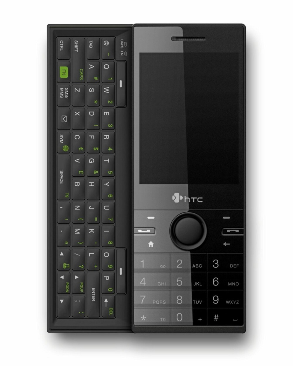 Som sine forgjengere har HTC S740 et tastatur som _glides_ frem fra telefonens underside. Det gjør at man kan kan bruke begge hender når man skriver meldinger eller e-post.