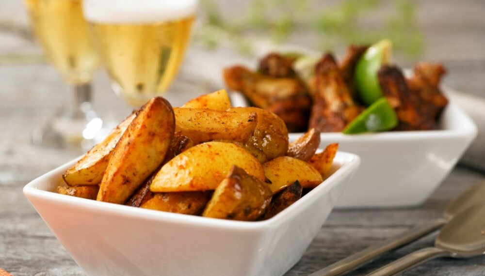 Cajun-poteter smaker ekstra godt sammen med grillet eller stekt kjøtt, kylling eller fisk.