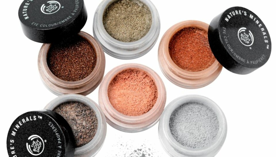 Øyenskygger fra The Body Shop inngår i lanseringen av høstens nye serie Nature's Minerals.