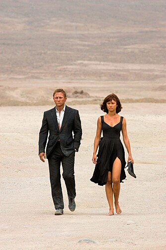 PARTNERE: James Bond blir introdusert for den vakre og slagferdige Camilla i "Quantum of Solace".
