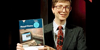 ANDRE TIDER: Bill Gates presenterte Windows 3.0 den 22. mai 1990. Ikke før 1. november i år ble det helt slutt for dem som ønsker å kjøpe en Windows 3-lisens.