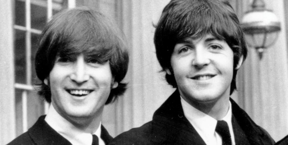 GODE, GAMLE DAGER: Paul McCartney og John Lennon fra The Beatles. Bildet er tatt i 1965.