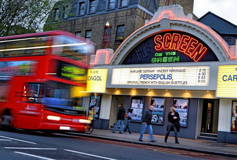 UAVHENGIG: Hvis restaurantlivet ikke frister, hva med en filmopplevelse? The Screen on the Green i Islingtons Upper Street er en av Londons siste operative indie-kinoer.