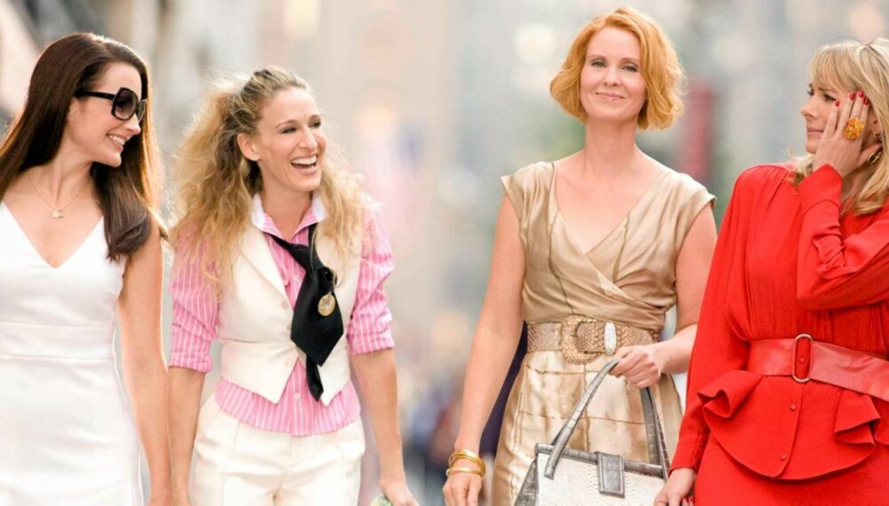 SINGELIKONER: De fire jentene fra TV-serien og filmen "Sex og singelliv" har skapt nye myter om den enslige kvinnen anno 2008.