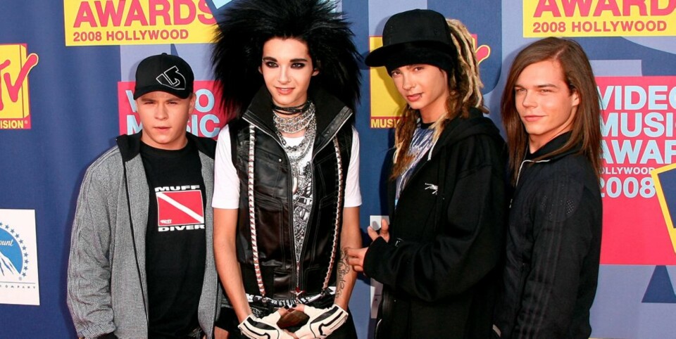 PÅ VMA: Det tyske tenåringsbandet Tokio Hotel.