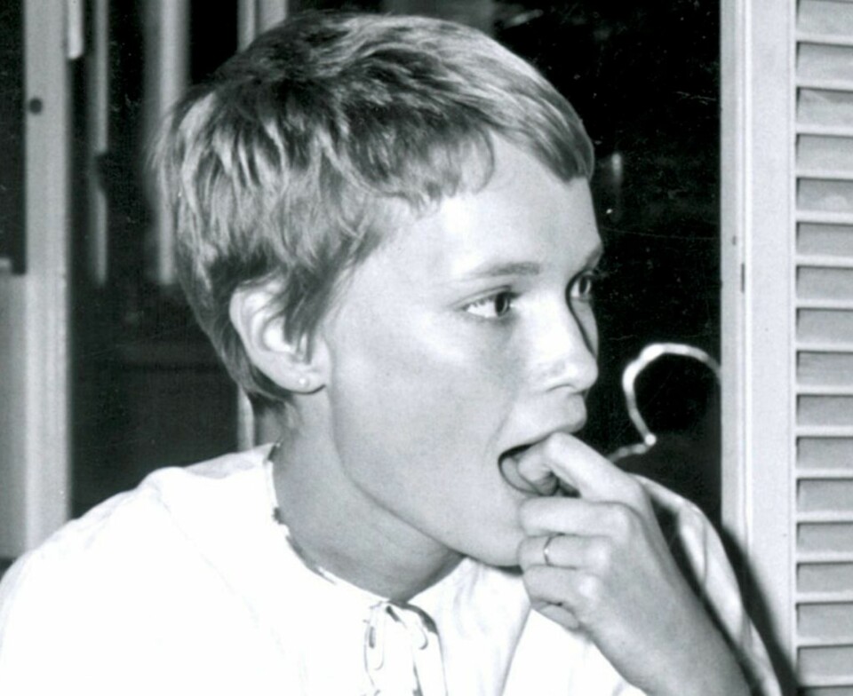 TRENDSETTER: Mia Farrow som Rosemary i 'Rosemary's Baby' fra 1968.