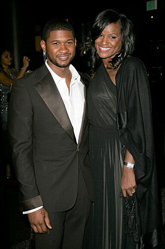 FORELDRE: Usher og kona Tameka Foster fikk sitt første barn sammen i november 2007.