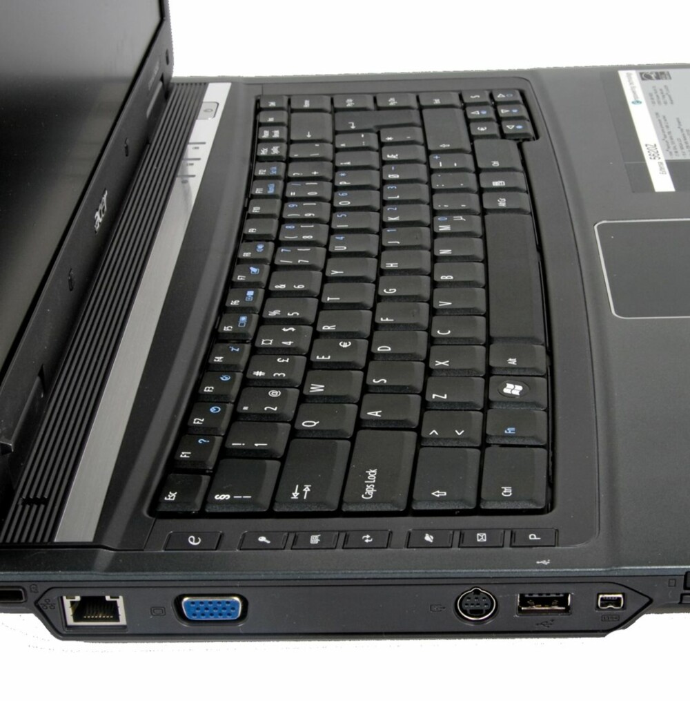 HERLIG: Tastaturet på Acer Extensa 5620Z er herlig. Tastene gir god motstand og er gode i bruk.