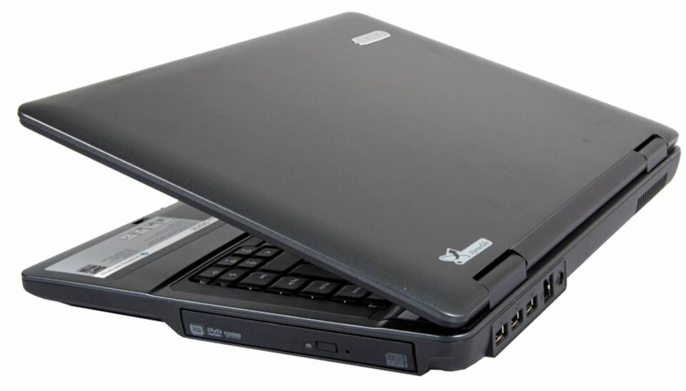 NESTEN BEDRIFT: Acer Extensa 5620Z ligger nært opp til bedriftsPC-ene fra Acer. Det gir noen fordeler om du er på jakt etter en 'arbeidsmaskin'.