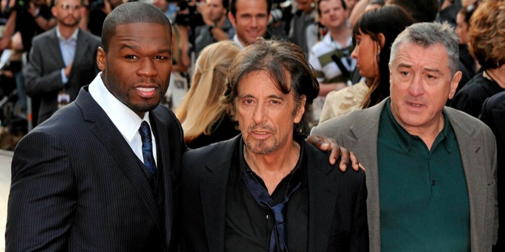 FANTASTISK: Rapperen 50 Cent synes det er helt fantastisk at han fikk lov til å spille mot Al Pacino og Robert De Niro.