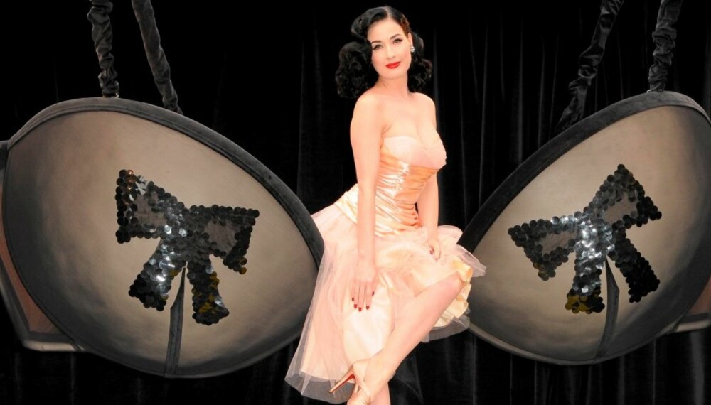 DESIGNER: Dita von Teese har designet sin egen undertøyskolleksjon for Wonderbra.