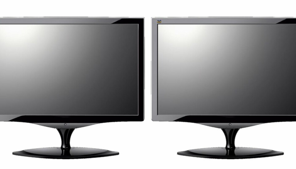 STILIG: ViewSonic VX2262wm her utseende med seg, men når ikke helt opp når det kommer til bildekvalitet.