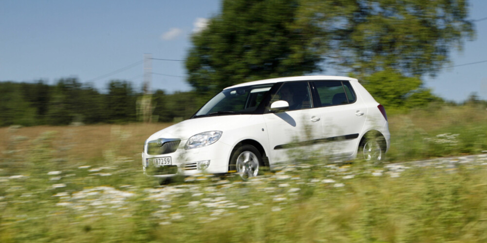 Skoda Fabia Greenline er en snill småbil som, med sine 109 g/km, holder seg godt under grensen.