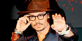 HAR HATT: Johnny Depp spiller Den gale hattemakeren i Alice i Eventyrland.