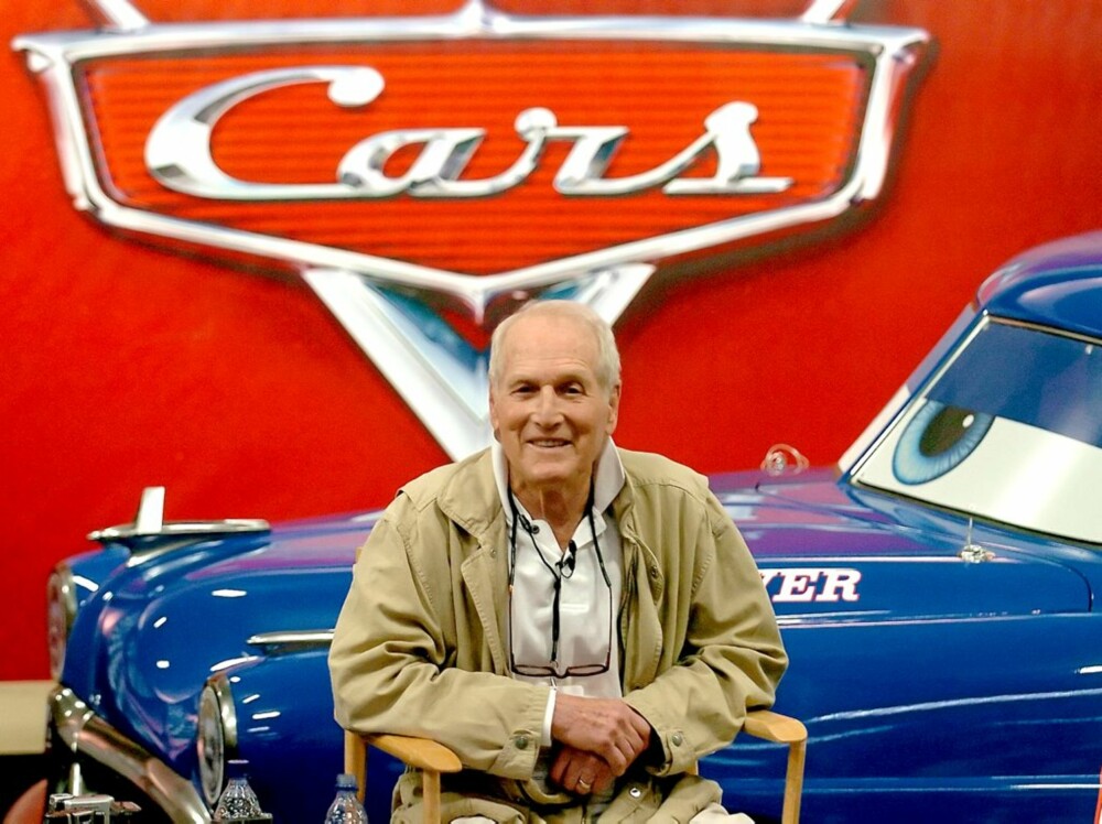Paul Newman gjorde sin siste jobb for filmen som stemmen til gammel-bilen Doc Hudson i Cars fra 2006.