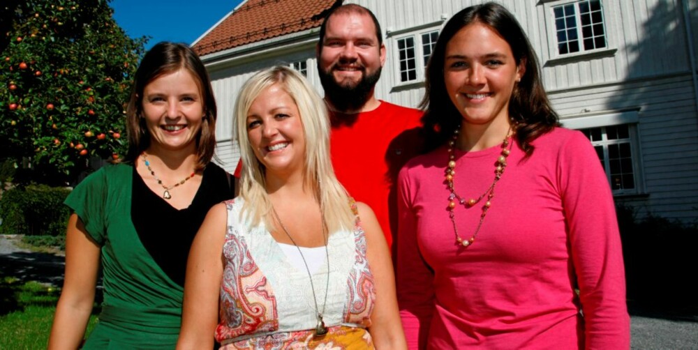 ÅRETS BØNDER: Her er årets bønder. Fra venstre: Guro Huseby , Silje Stensland, Ola Sylte, Ragnhild Strømmen.