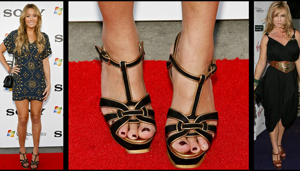 Både Lauren Conrad og Meg Matthews har sikret seg YSLs tribute-sko.
