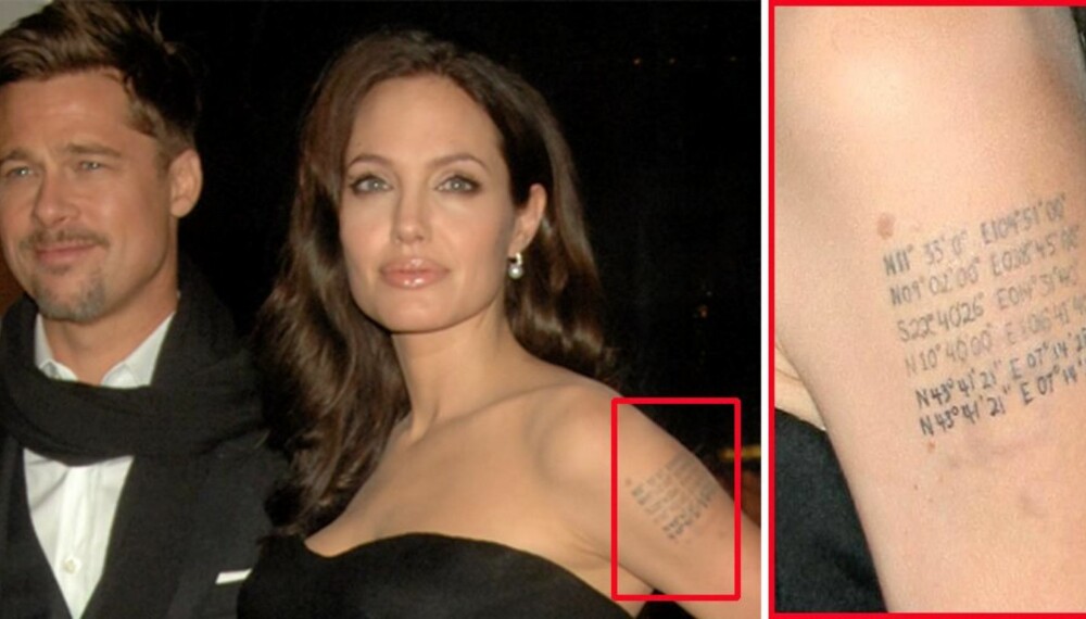 Angelina Jolie har skaffet seg en ny tattis etter at hun fødte tvillingene Vivienne og Knox.