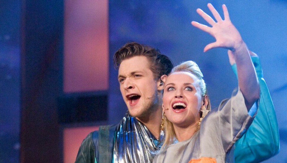 Christine Marie Aas Underland blir ikke lenger å se i Grease-konkurransen. Her er Christine Marie sammen med makker Bjørnar Reime Erlandsen.
FOTO: MORTEN BENDIKSEN