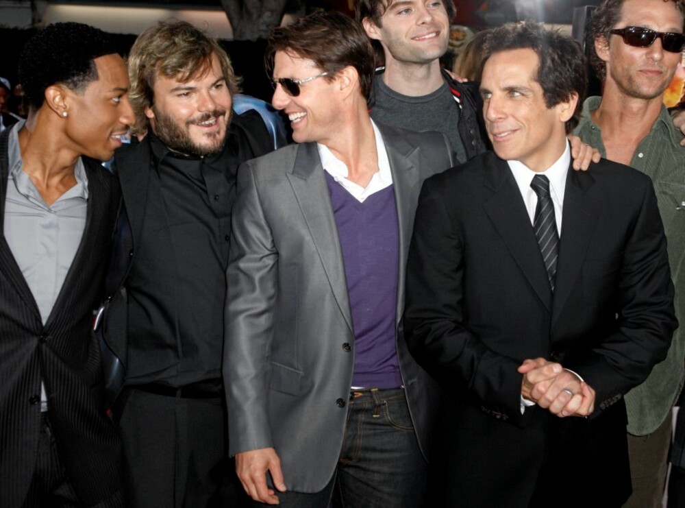 STJERNELAG: Brandon T. Jackson, Jack Black, Tom Cruise, Bill Hader, Ben Stiller og Matthew McConaughey