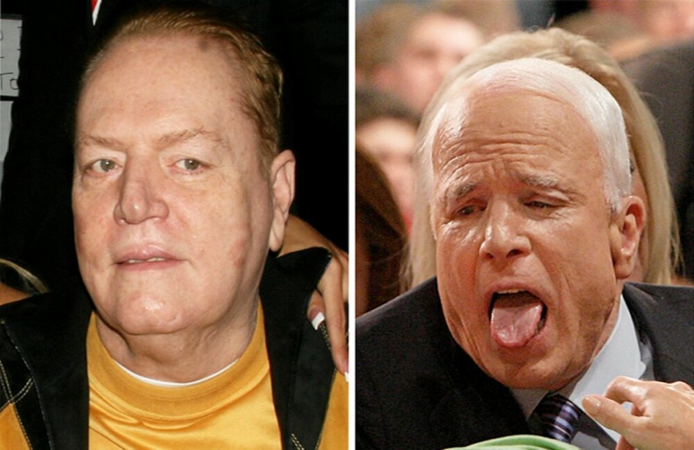 Hustler-utgiver Larry Flynt vs. presidentkandidat John McCain.