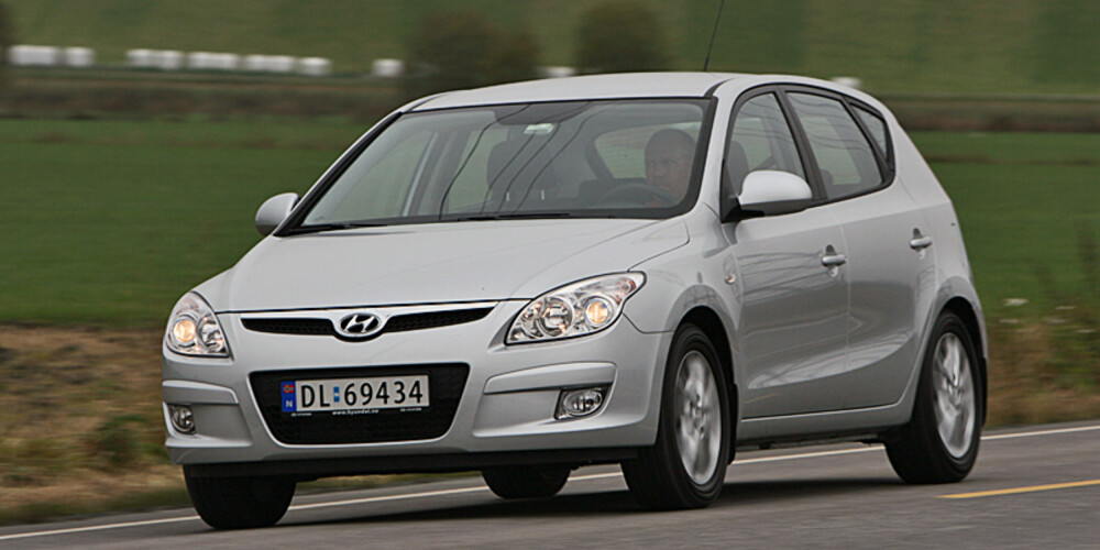 I klassen for biler under 200 000 kroner er  Hyundai i30 er vår favoritt.