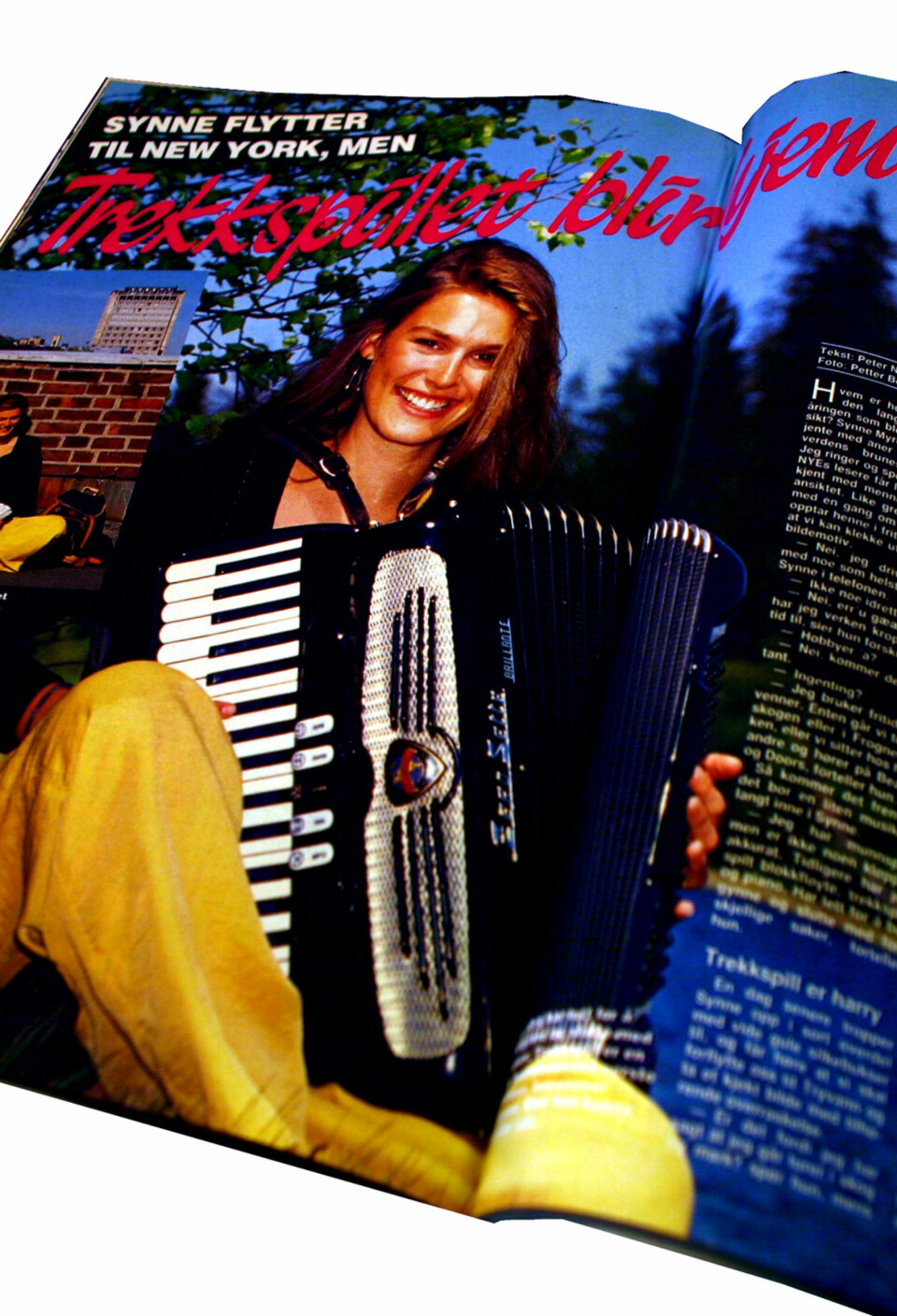 Synne Myrebø vant Årets Ansikt og Ford Super Model of the Year i 1989. Her er hun intervjuet i Det Nye.