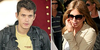 DATER IGJEN: John Mayer og Jennifer Aniston har tatt opp igjen kontakten. Fra søndag til tirsdag nøt de to dater sammen.