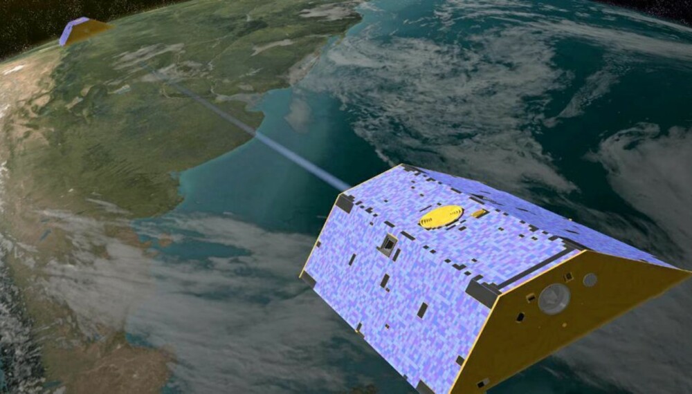 BANEBRYTENDE: GRACE-satellittene gir nye og viktige opplysninger om issmelting på Grønland.