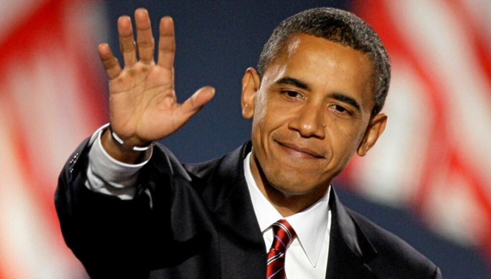 HISTORISK: 20. januar blir Barack Obama USAs første fargede president.