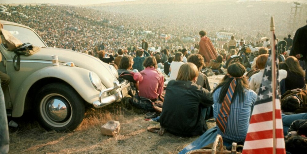 ROCKEFESTIVAL: Altamont Speedway Free Festival er en legdendarisk konsert som fant sted 6. desember 1969.